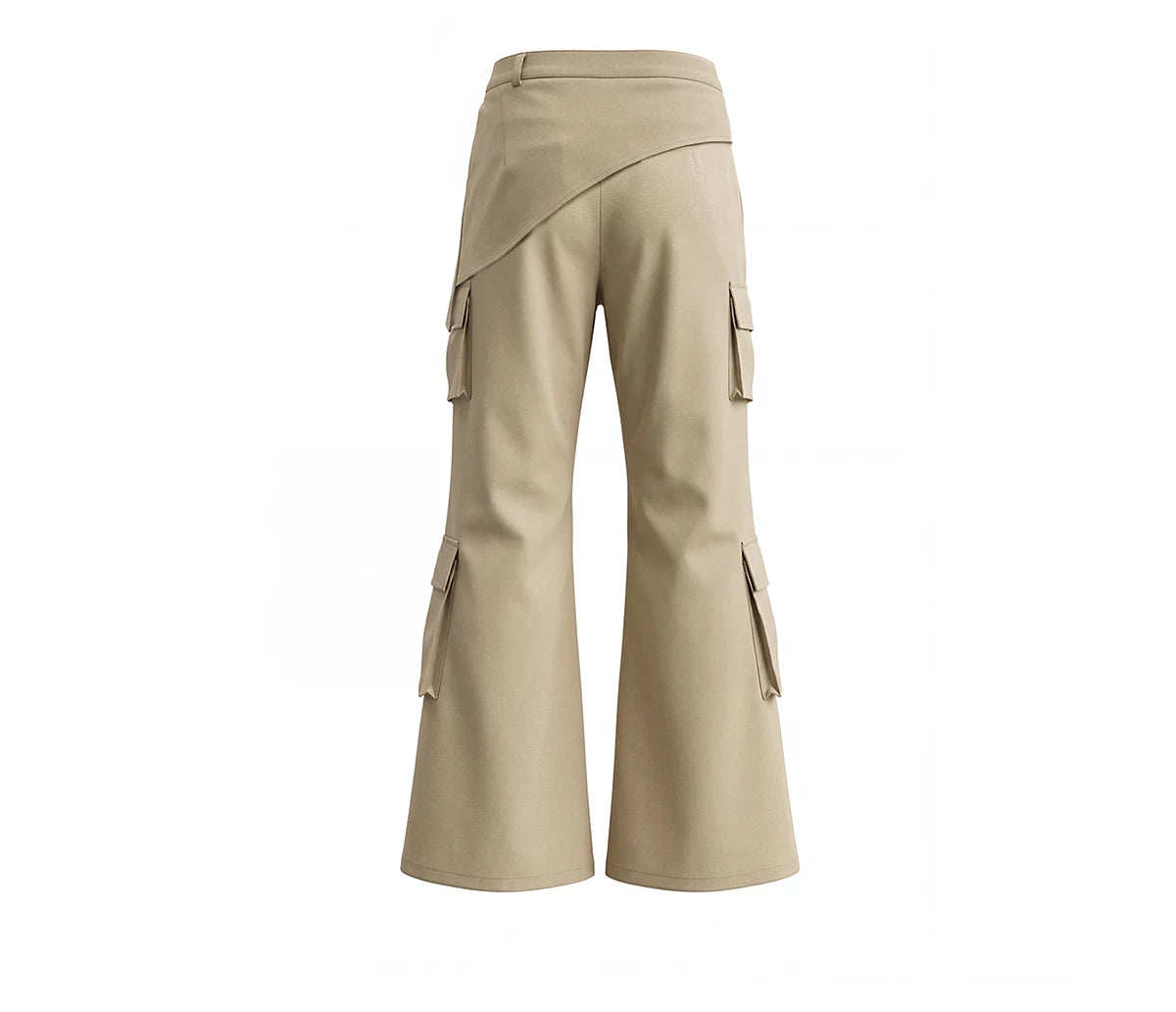 JIKOO Heavy Industry Twill Multi-pocket Micro-pull Pants