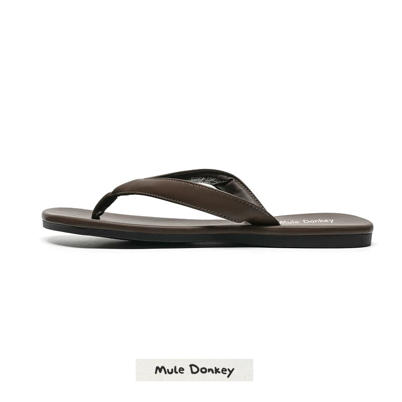 Donkey Flip-flops Wear Flat Bottom Sandals