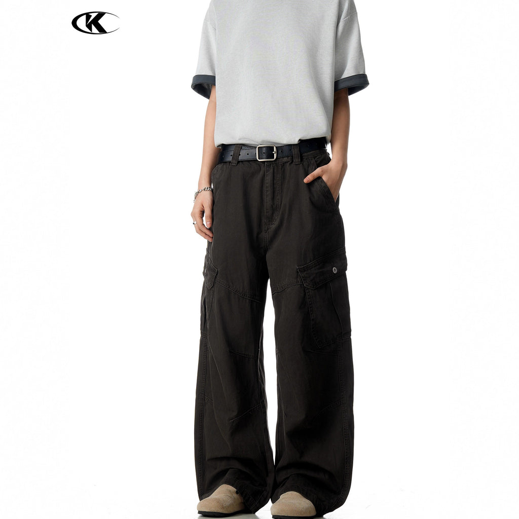 11KN Retro Slim Loose Versatile Scimitar Pants