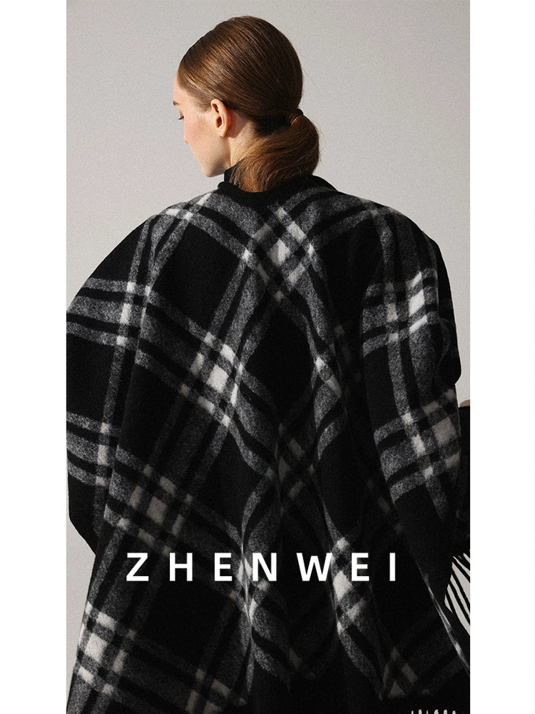 ZHENWEI Oversized Super Wide Shawl Big Scarf