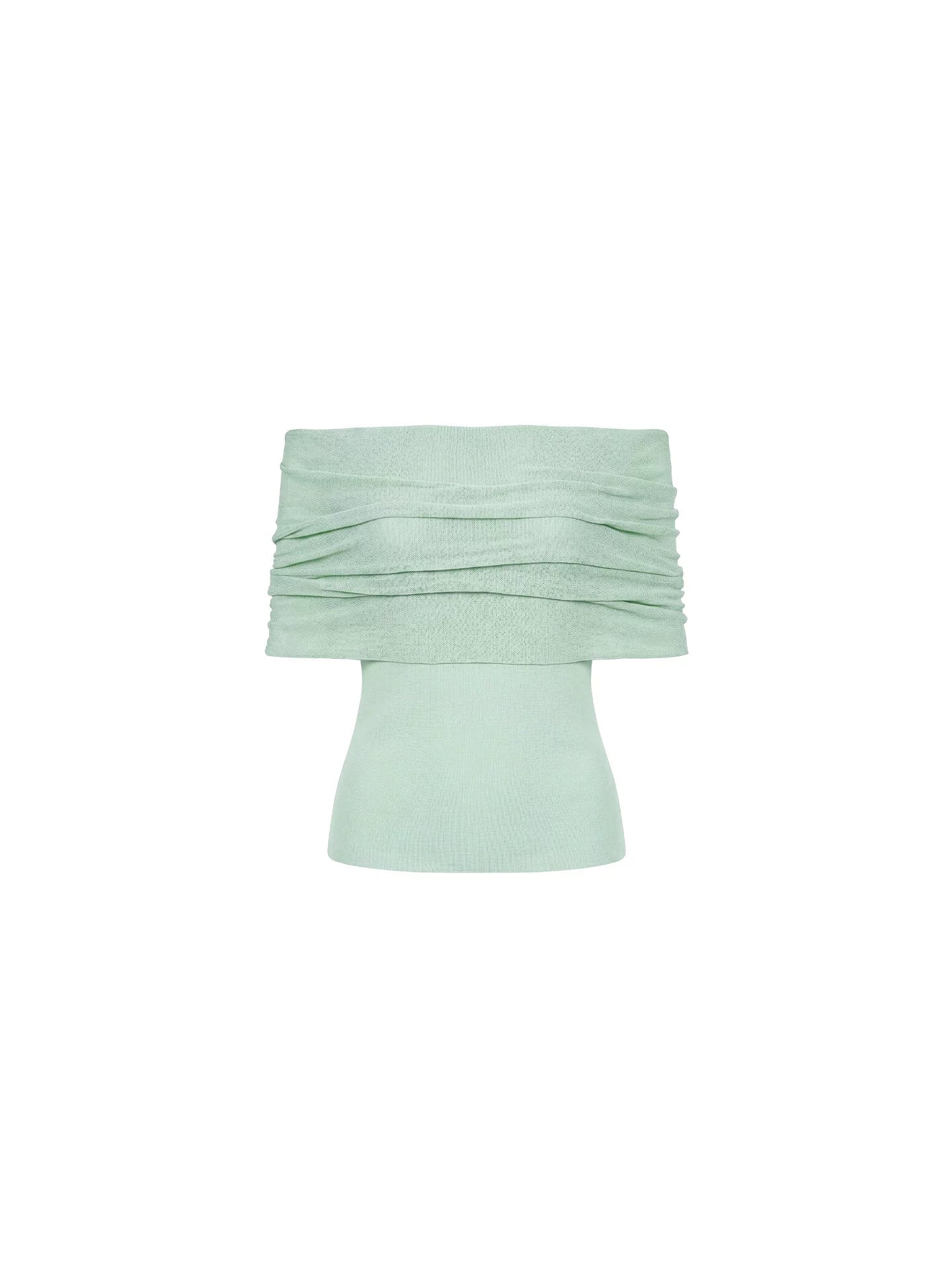 KELIFAN Retro Off-shoulder Slimming Tee