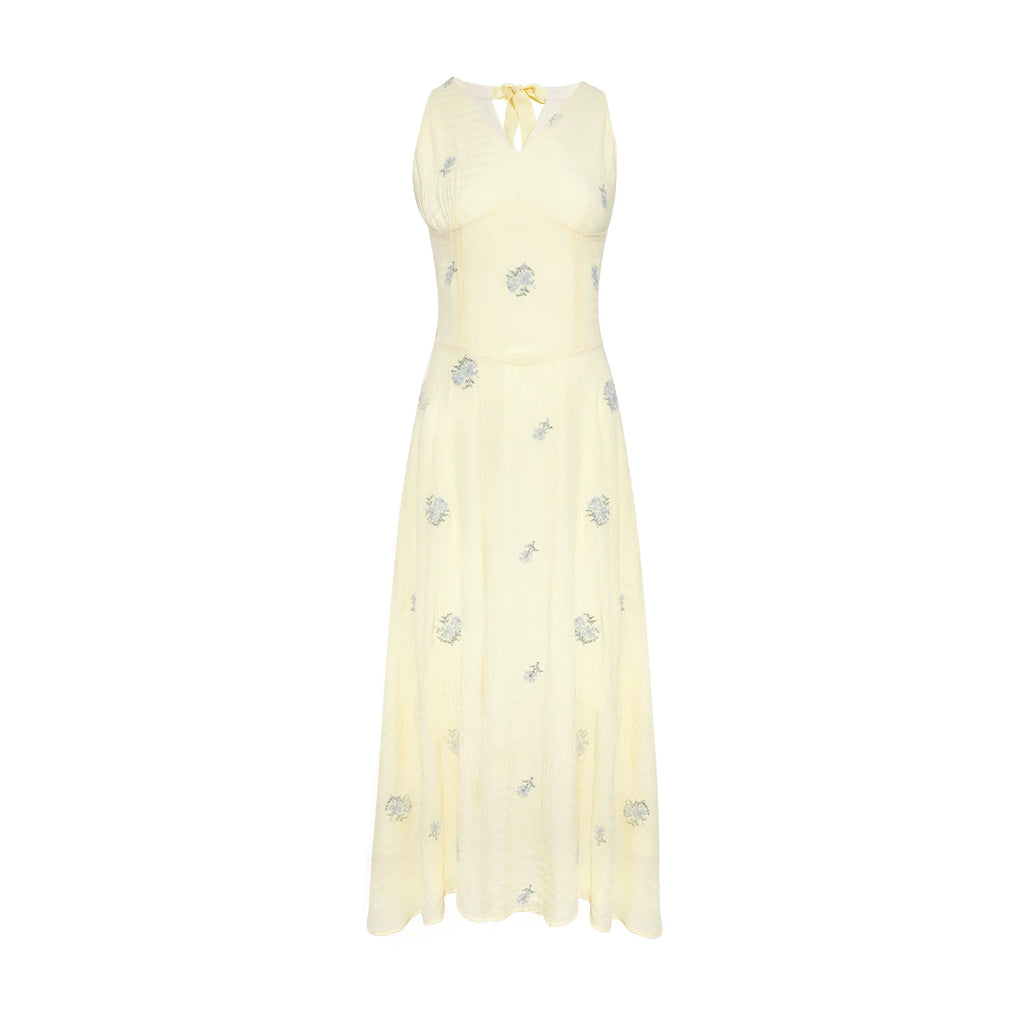 Wildberry Waist V-neck Tank Top Dress