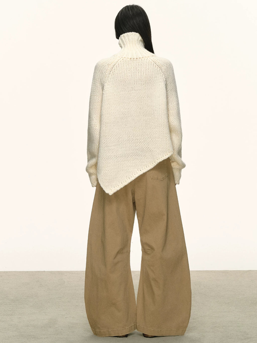 Anna Aneae Turtleneck Soft Waxy Jersey Pullover