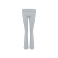 Veryrareme Flanged Slim-Fit Low-rise Yoga Casual Pants