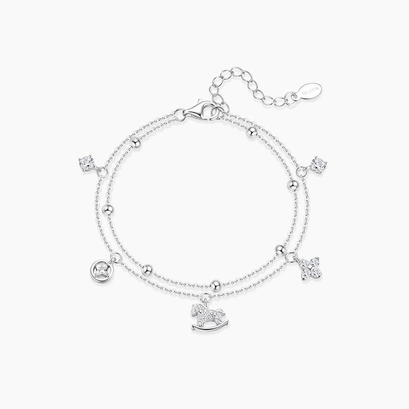 KADER Good Luck Now Double Chain Bracelet