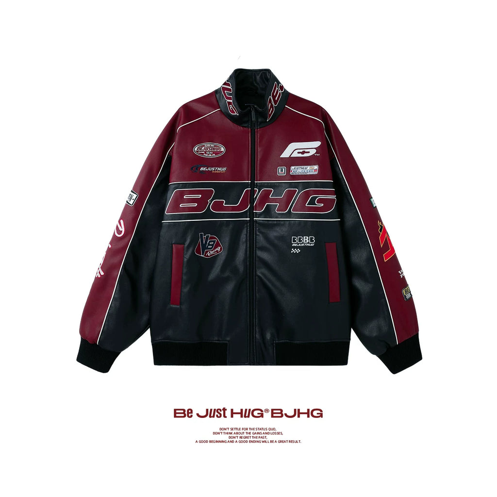 BJHG Premium Sense Racing Leather Jacket