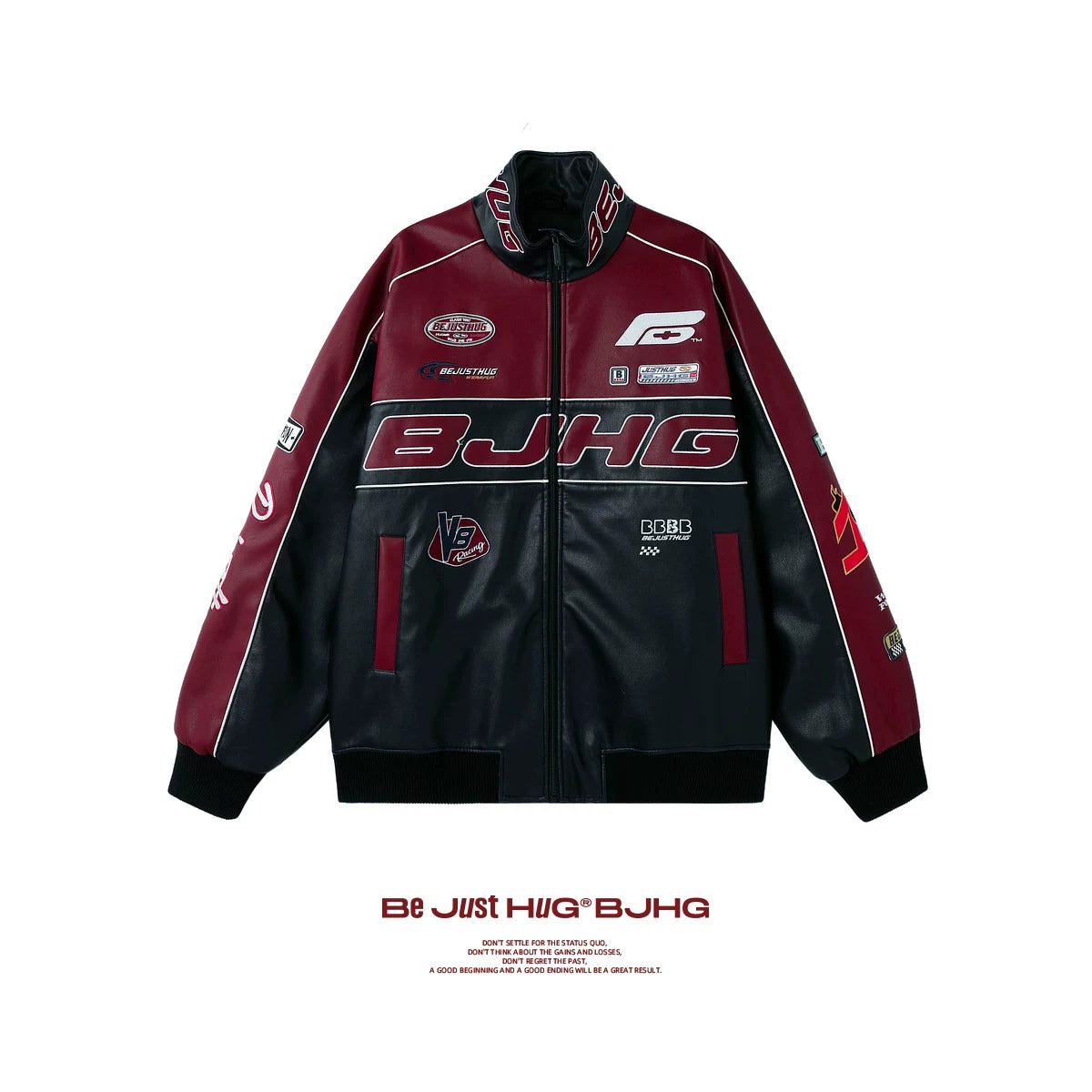 BJHG Premium Sense Racing Leather Jacket