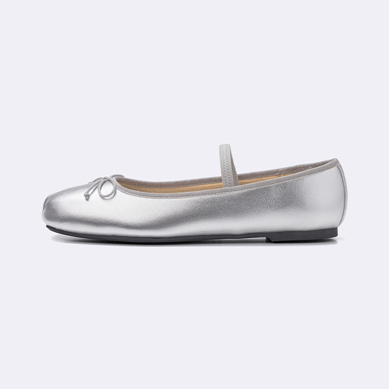 GU Strap Flat Heel Ballet Shoes