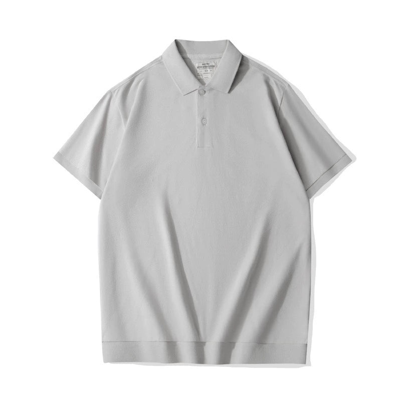 PrintAce Lapel Loose Base Polo Shirt