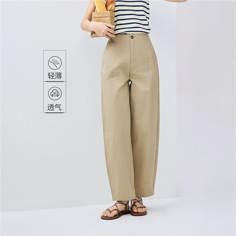 Giordano Casual Mid Waist Skinny Banana Pants