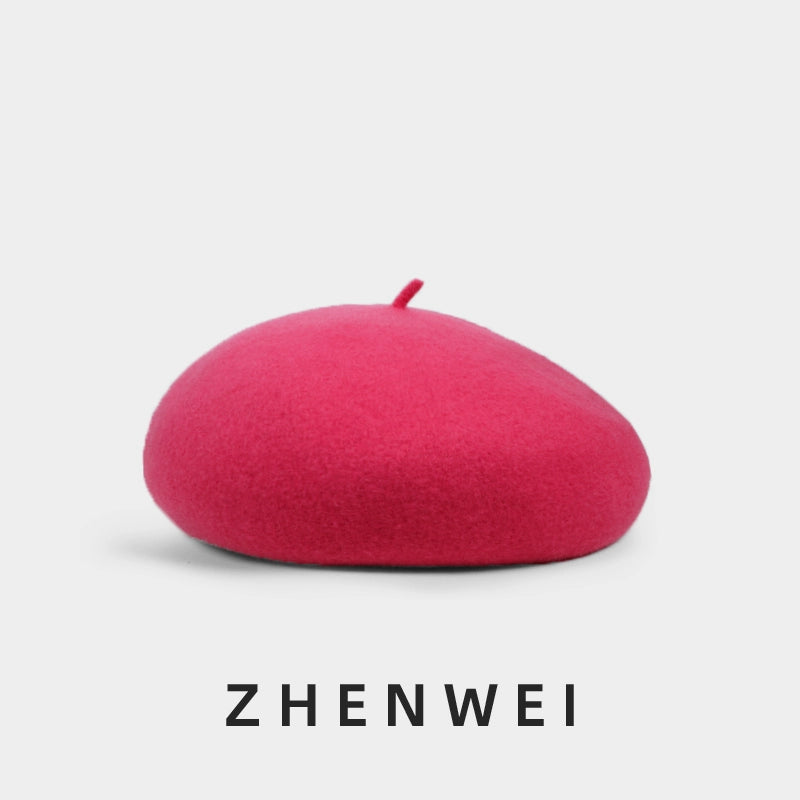 ZHENWEI Premium Full Wool Beret