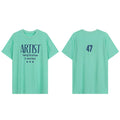 EAHO Letter Print Loose Casual Tee