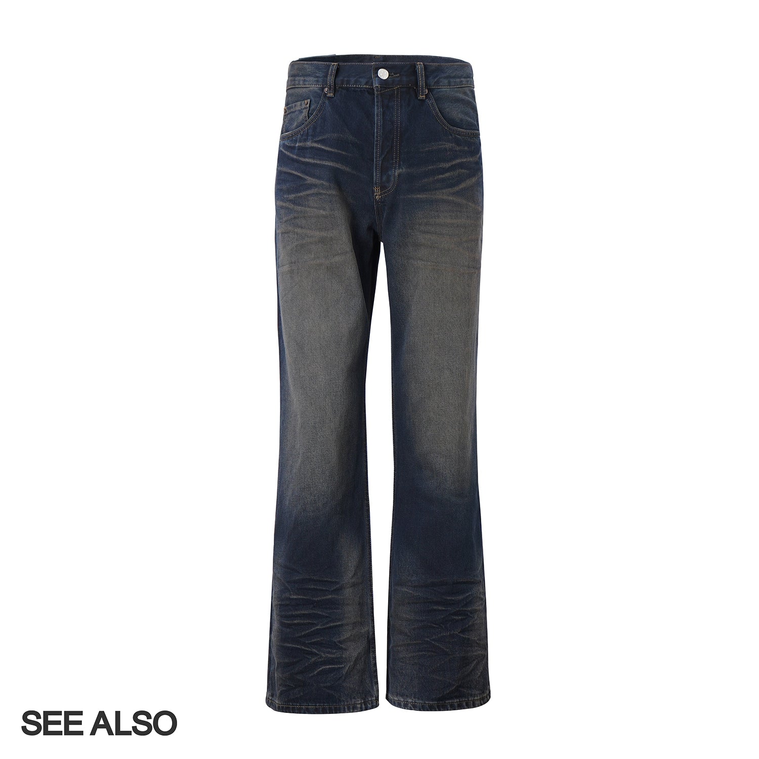 SEE ALSO Minimalist Static Luxury Straight-leg Pants Slightly Wide Jeans
