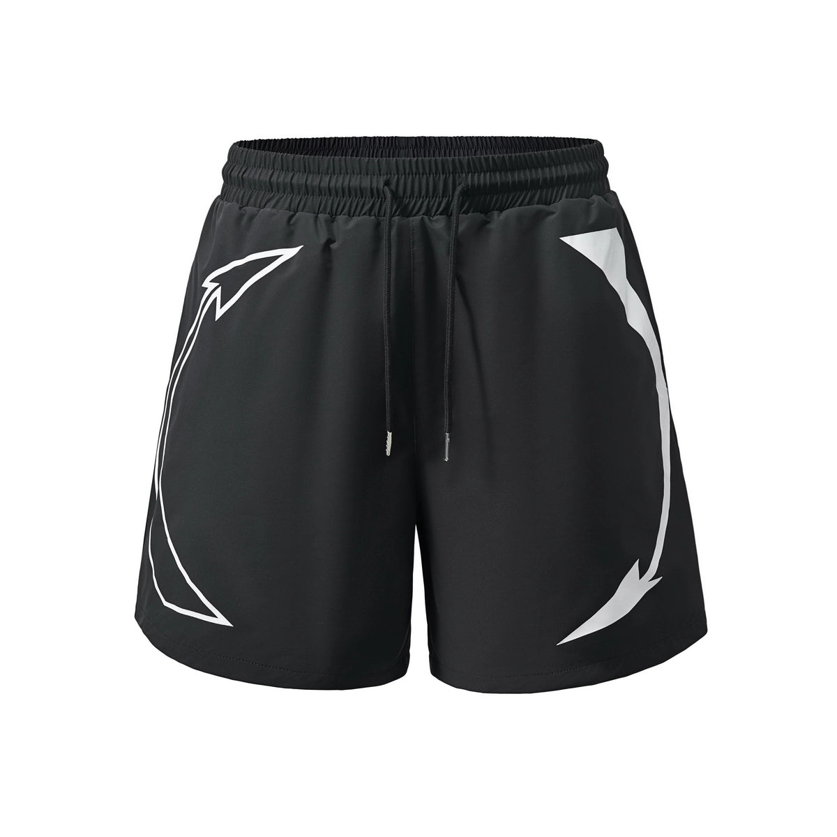 Eusoueu Vintage Niche But Knee Double Mesh Shorts