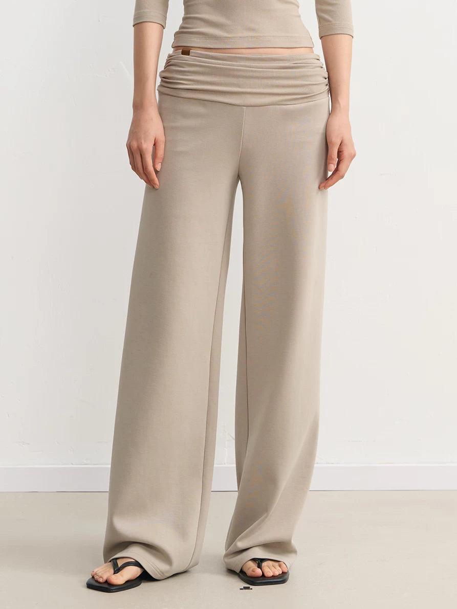 LINY LIBERTY26SS Slim-fit V-neck Micro-pull Casual Pants Sports Suit
