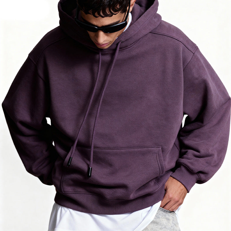 Inflation Casual Versatile Fleece Hooded Sweater