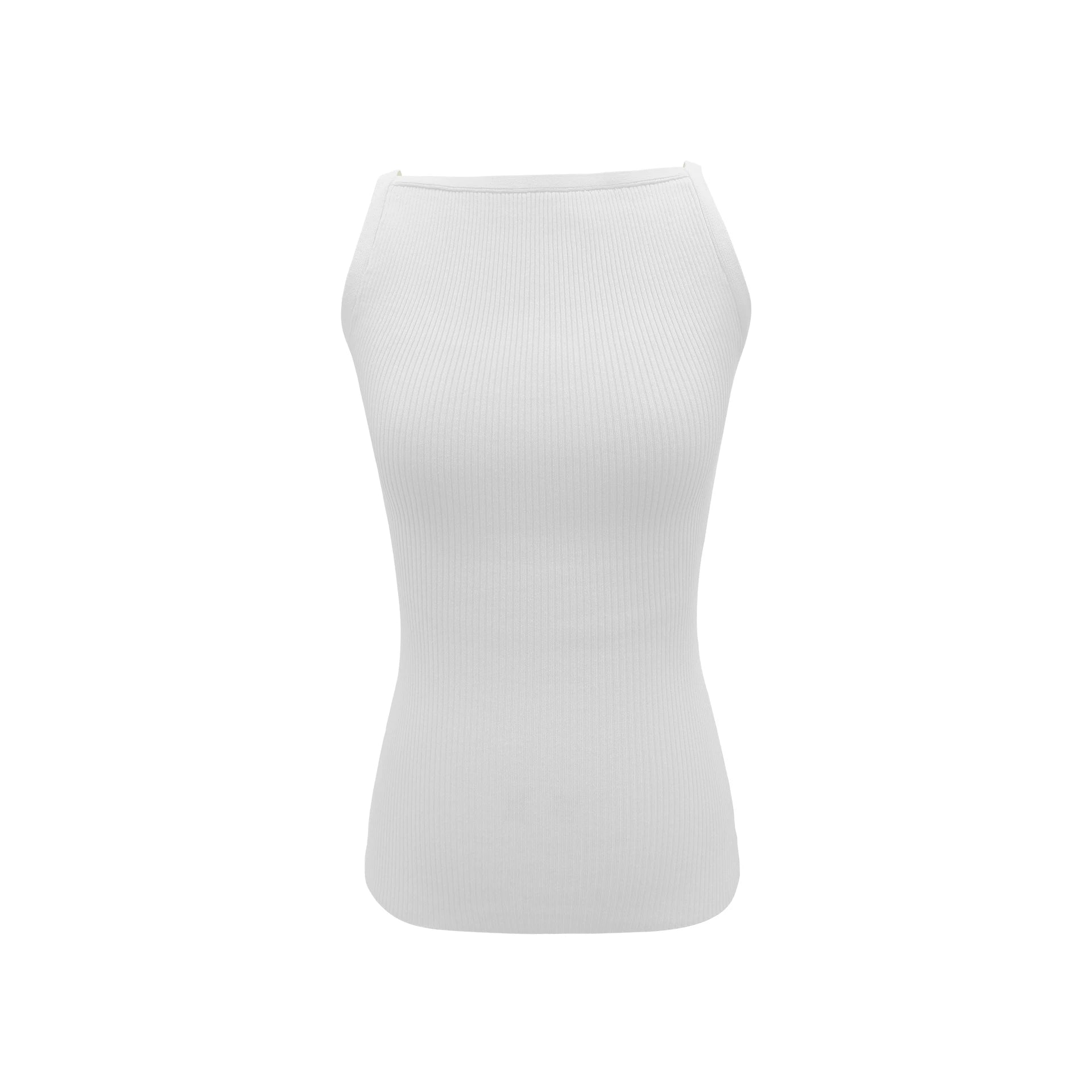 Veryrareme One-Neck Knitted Sling Vest