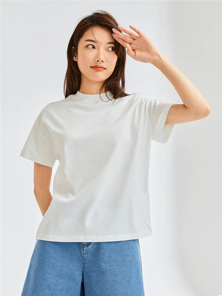 Giordano Comfortable Loose Small Turtleneck Tee