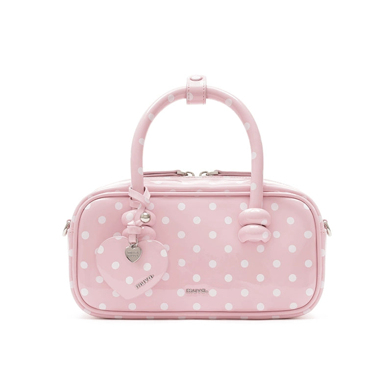MUVA Polka Dot Messenger Retro Bag
