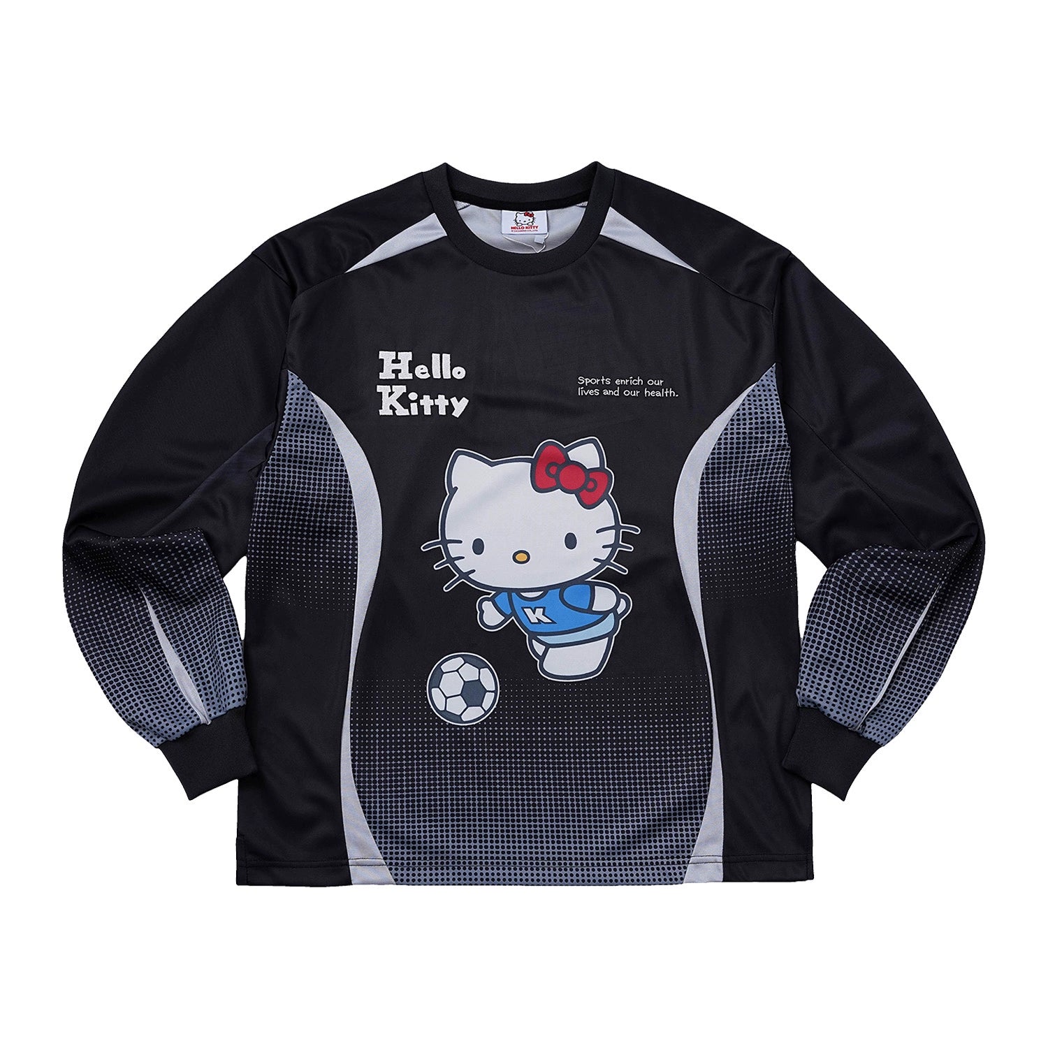 【HELLO KITTY OFFICIAL CO-BRAND】WHOOSIS printed stitched football jersey