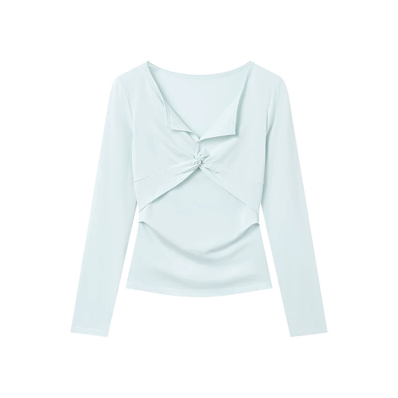 CryingCenter V-Neck Casual Slim Sleeve