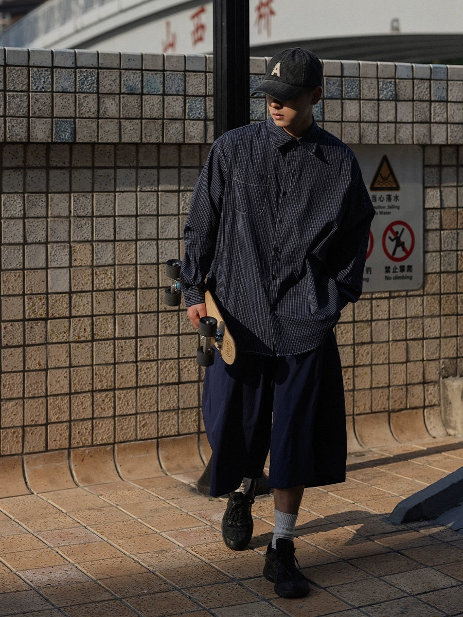 NOEARS Lapel Loose Shirt