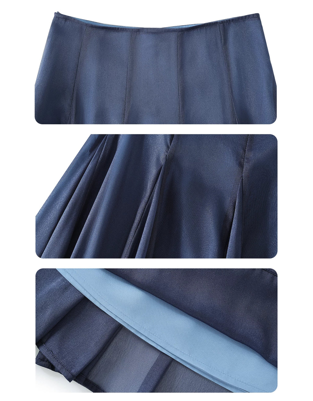 Barb Chill Large Skirt Diamond Chiffon Dress