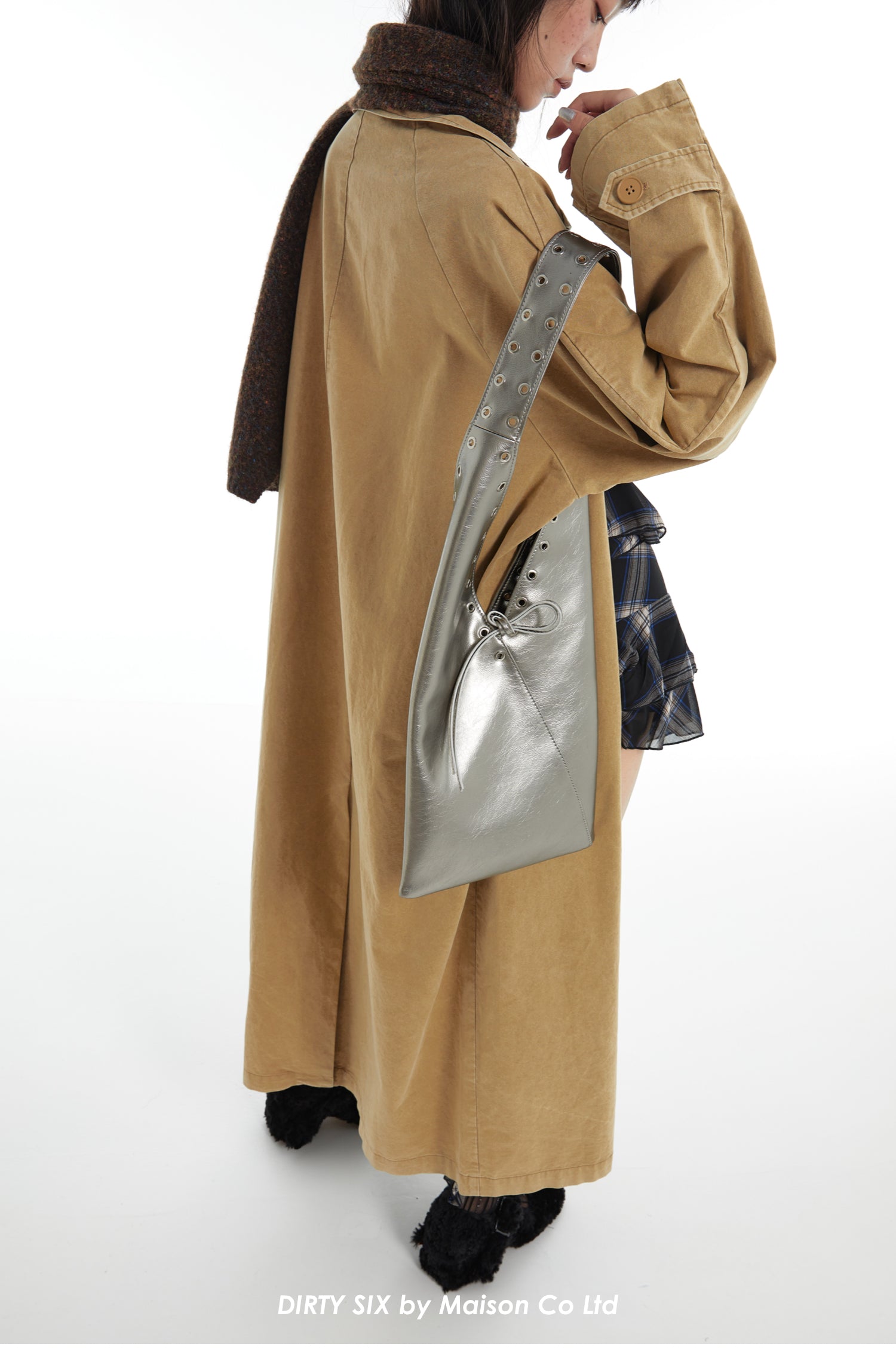 DirtySix Cow Split Weather trotro triangle vaporwave punk bag