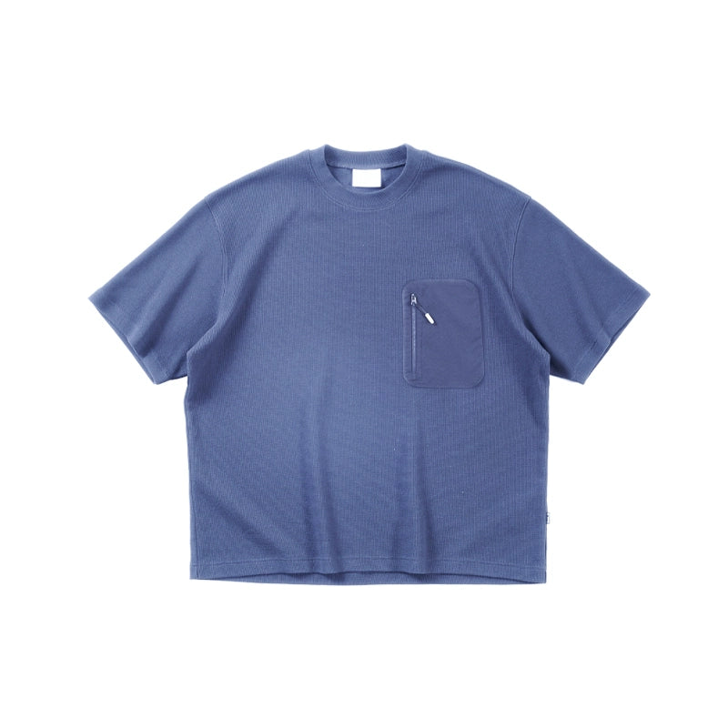 NUMBERSALT Waffle Versatile Casual Tee
