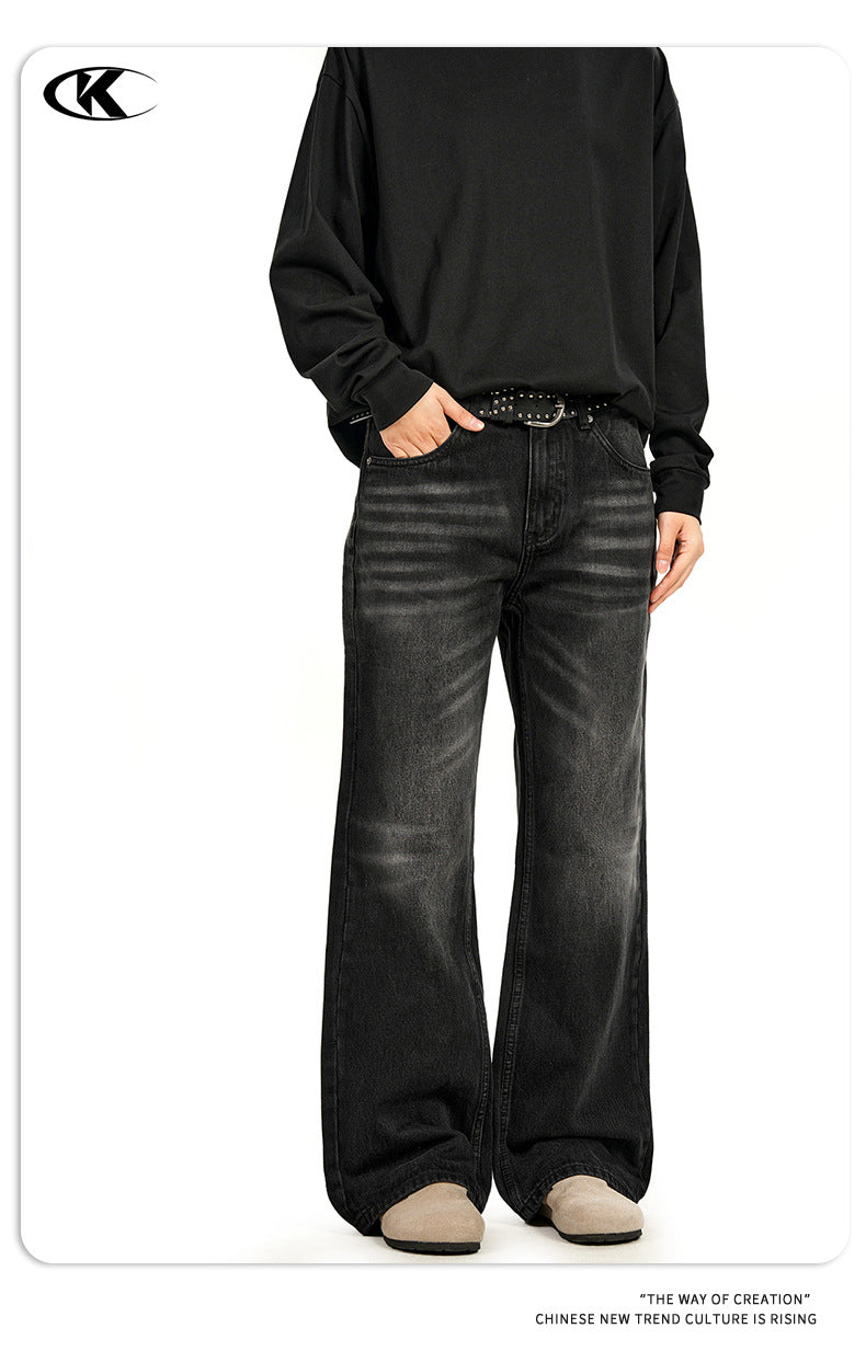 11KN Vintage Flared Slim Slim Straight Jeans