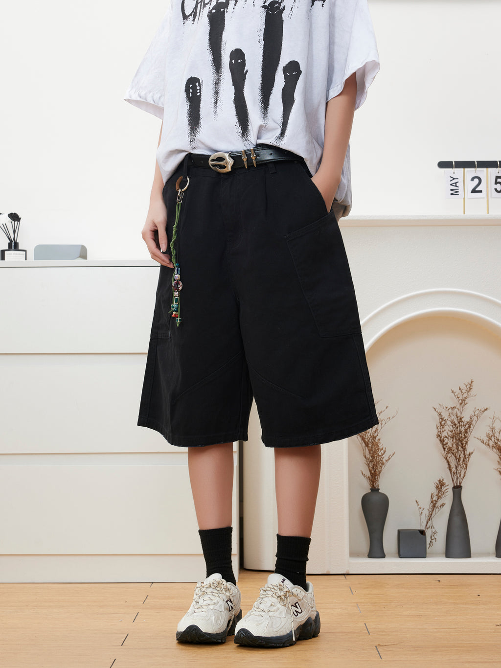 (Clearance) BTSG Vintage Cleanfit Multi-Pocket Logging Tooling Shorts