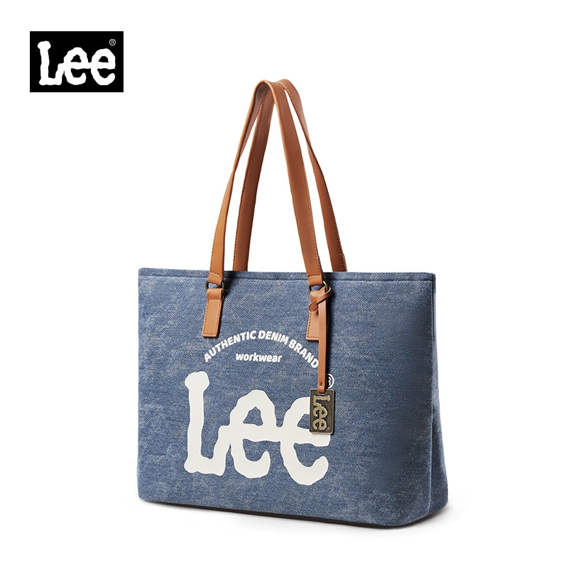 Lee Denim Casual Large Capacity Tote Bag