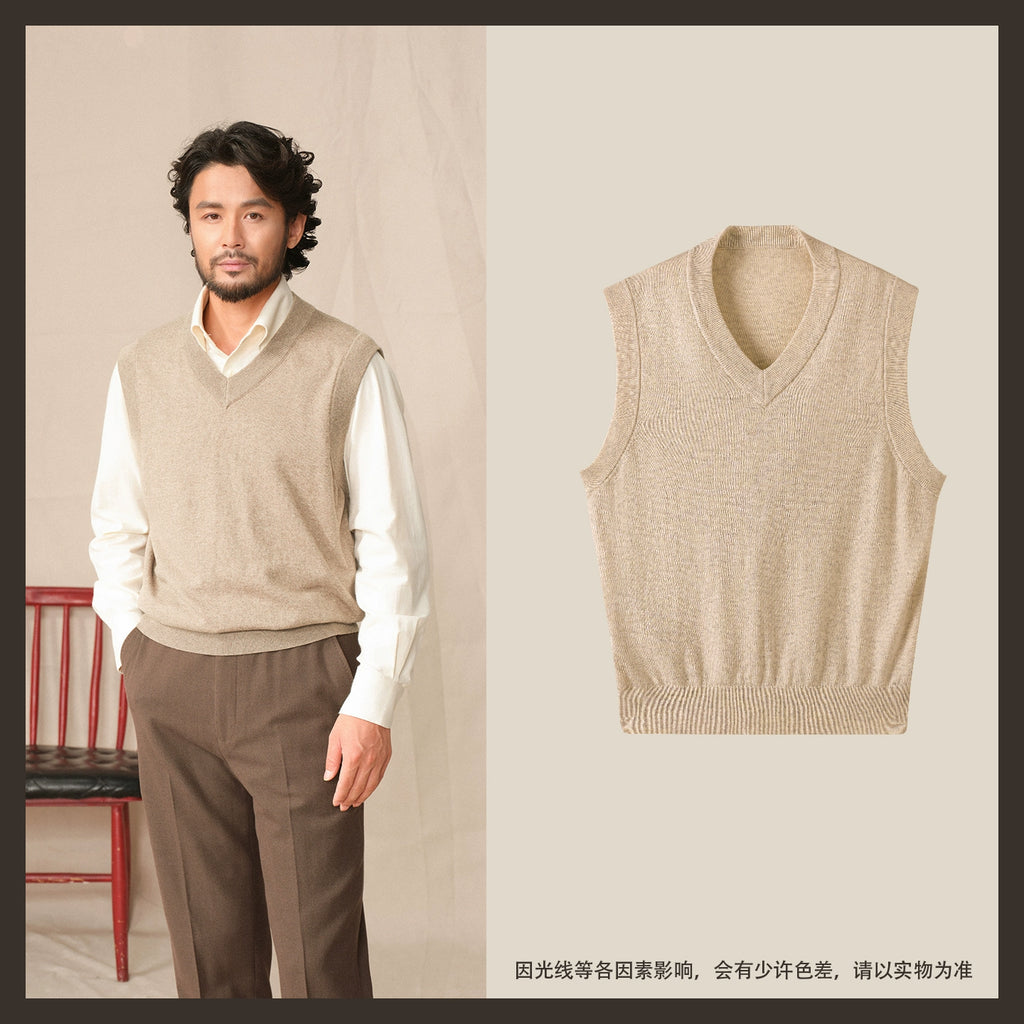 CULTUM Versatile V-neck Knitted Vest