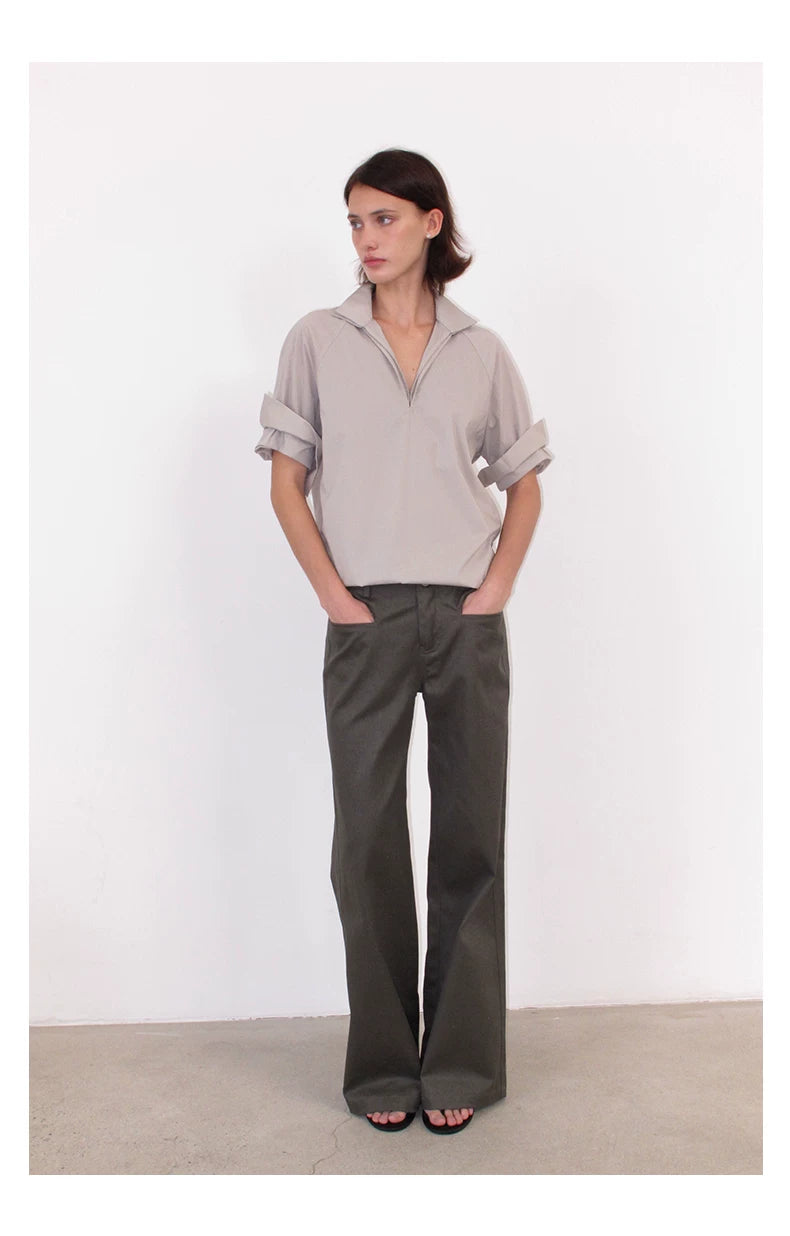 NOT UGLY Vintage Versatile Low Waist Casual Pants