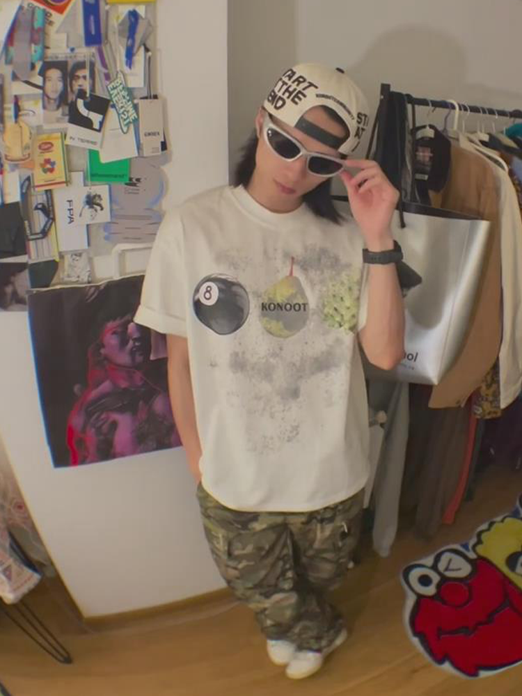 [KONOOT] (Yari Sakya) spoof Boxy Fit * 280G Tee