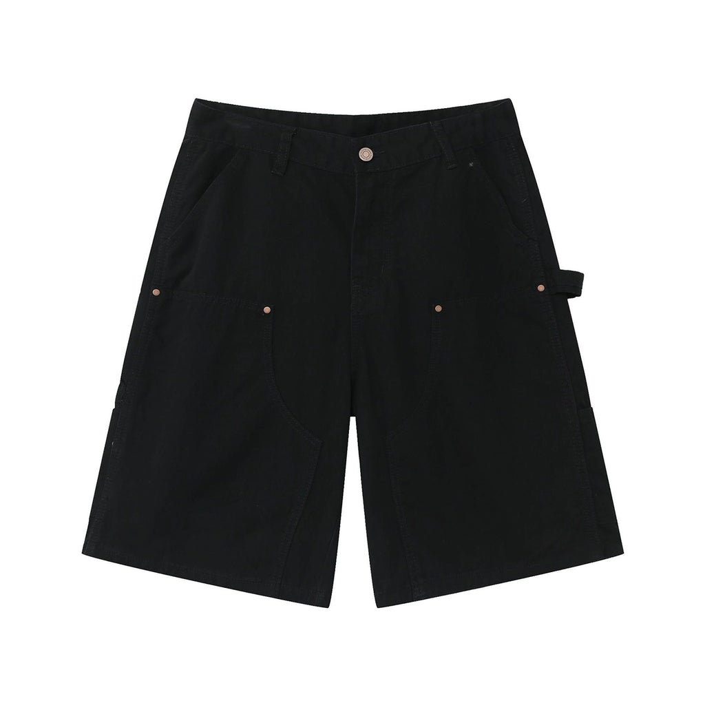 PUBLICRADIO Retro Tooling Ear-hanging Silhouette Shorts