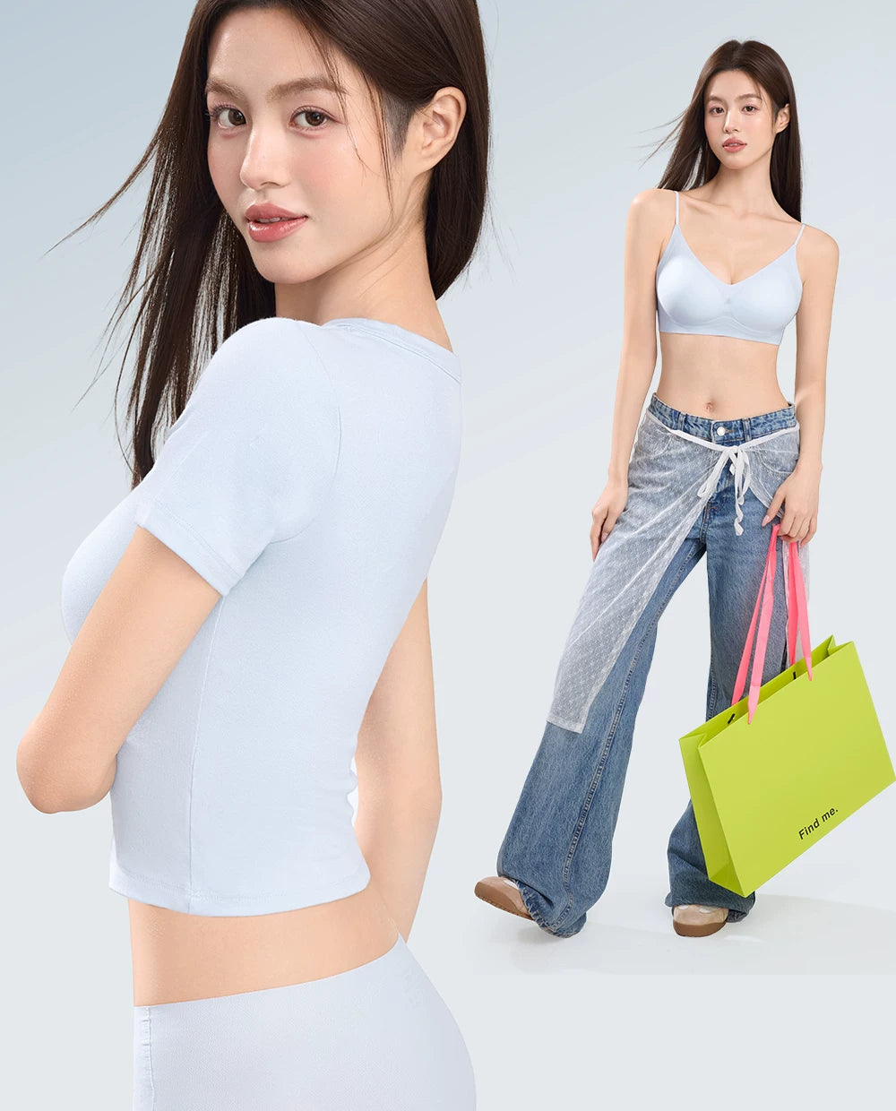 SecretWorld Thin Shoulder Strap Cool Bra Cover
