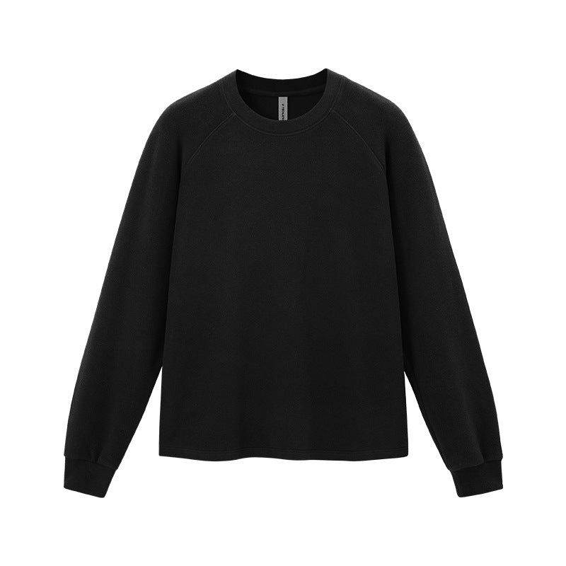 (Clearance) Inflation Warm Shoulders Loose Crew Neck Long Sleeves