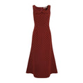 Wildberry Polka Dot Korean Retro Dress