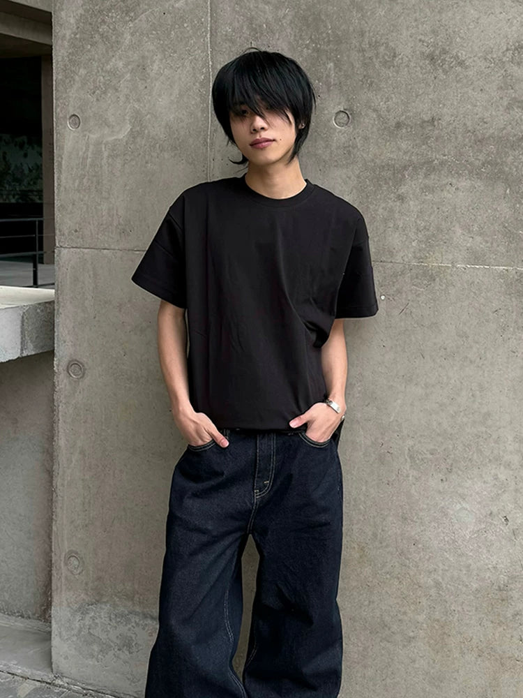YGN098 Round Neck Cool Casual Tee