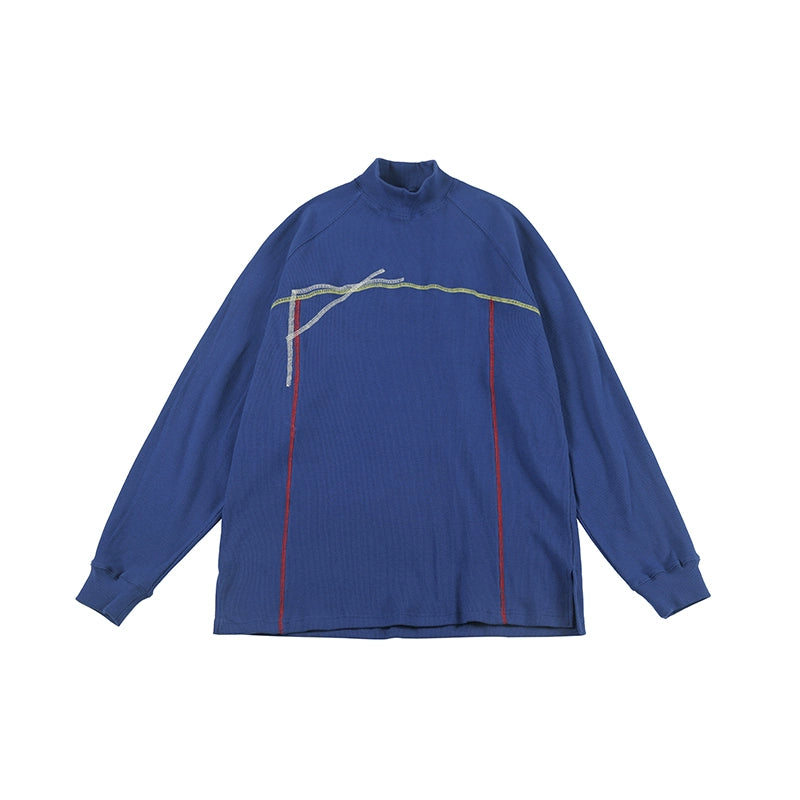 NOEARS Japanese Retro Semi-turtleneck Long Sleeves