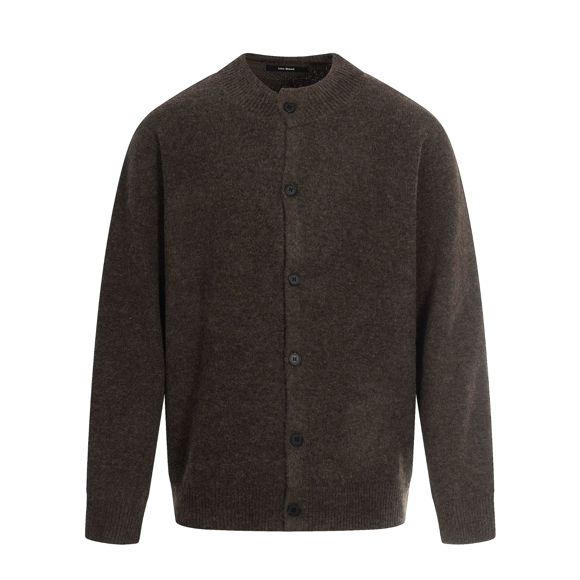 11KN old money retro knitted sweater jacket