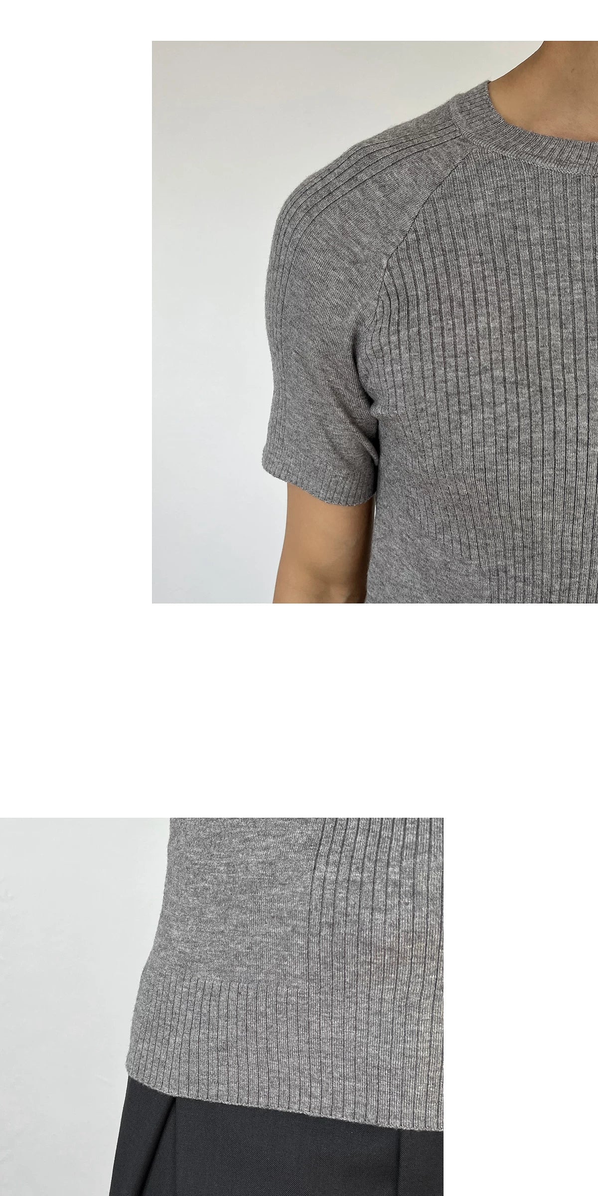Chein Stretch Knitted Versatile Tee