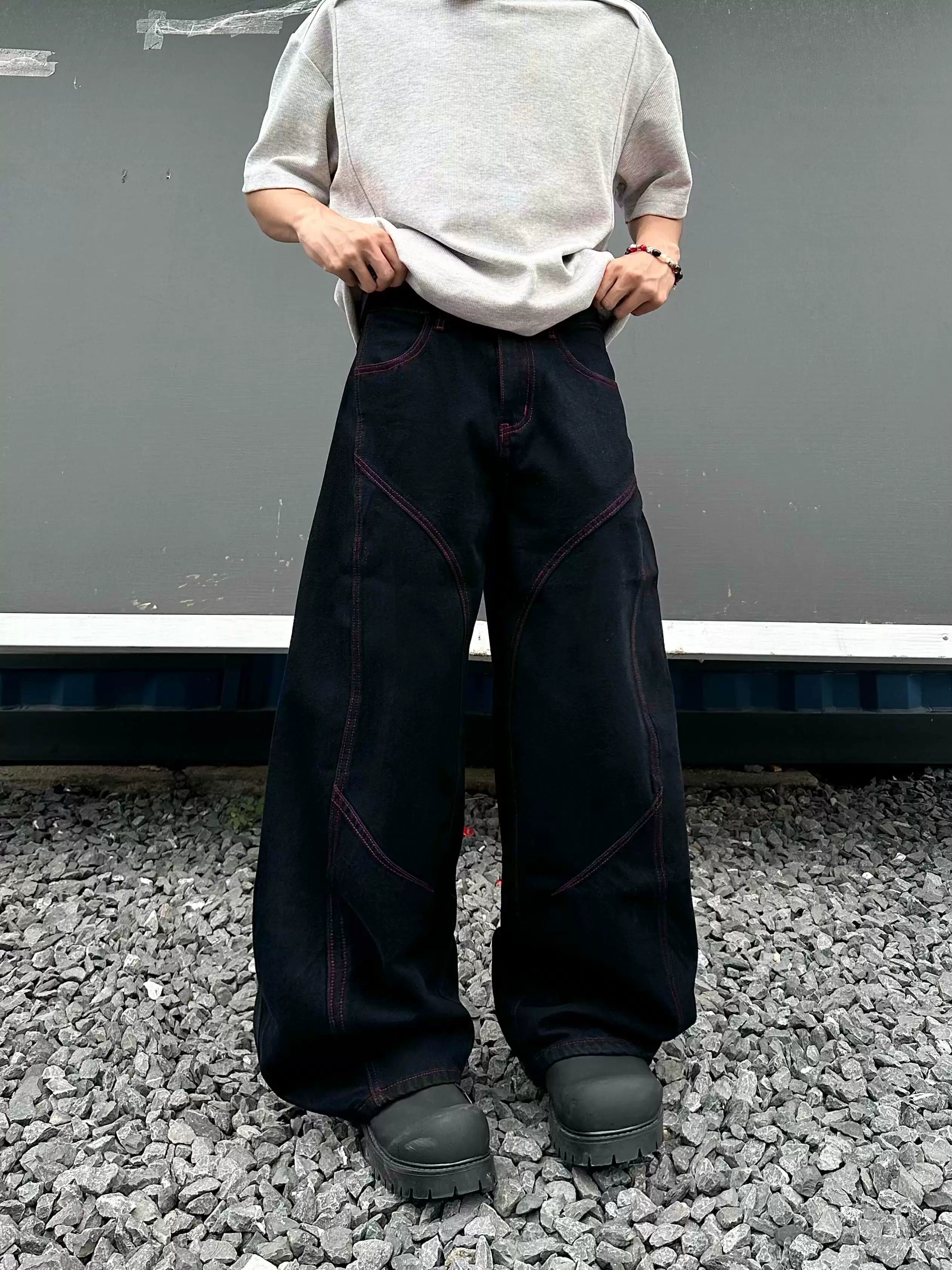 BF. BORFEND Scimitar Red Line Vintage Jeans