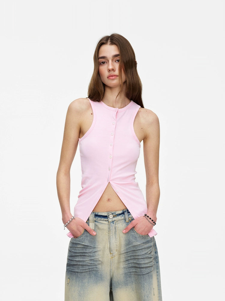 BGT Open Single Breasted Vest