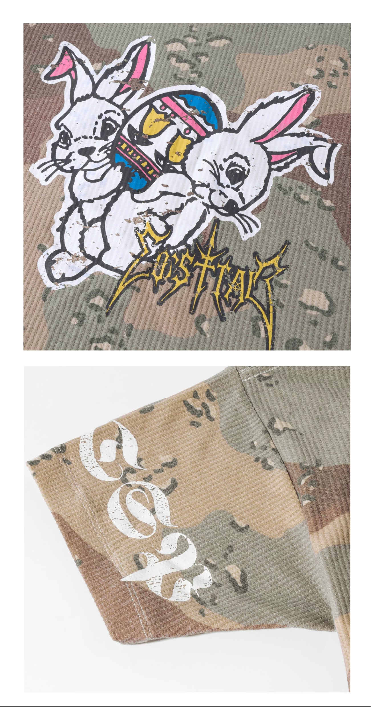 LOSTTAG Waffle Desert Camouflage Tee