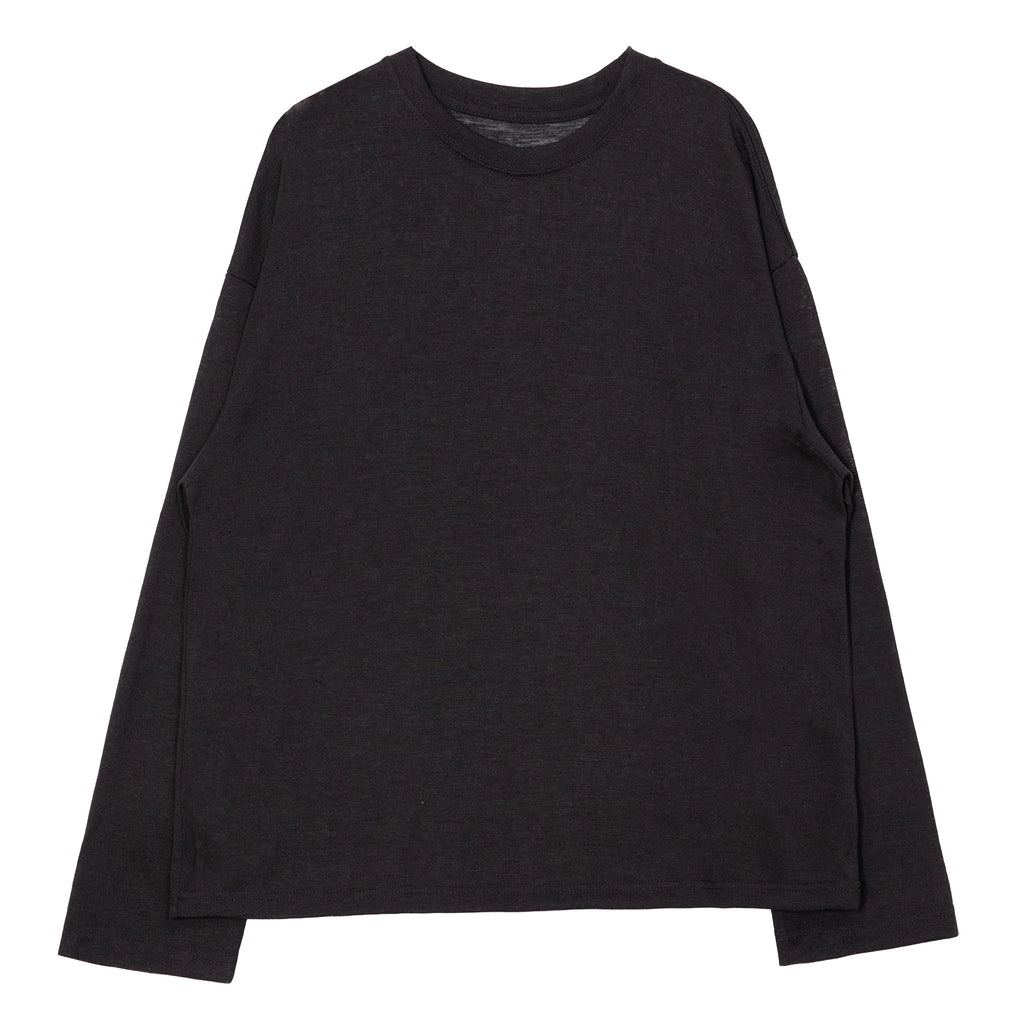 RHOMEHOUSE Lazy Loose Crew Neck Long Sleeves
