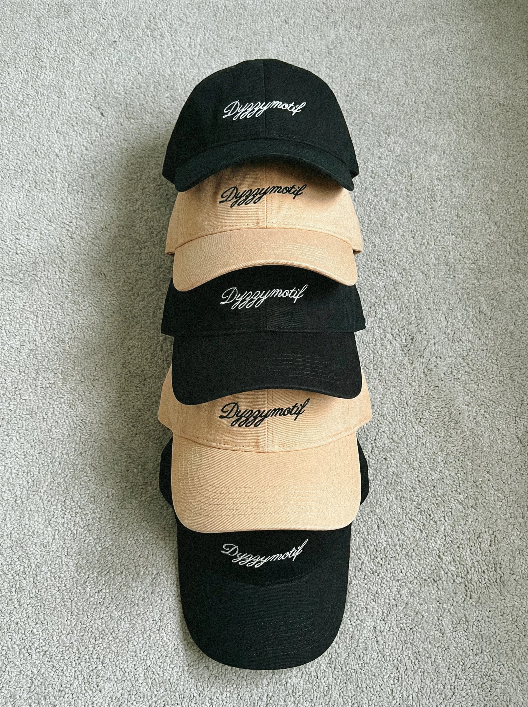 DYZZYMOTIF Embroidered Alphabet Baseball Cap