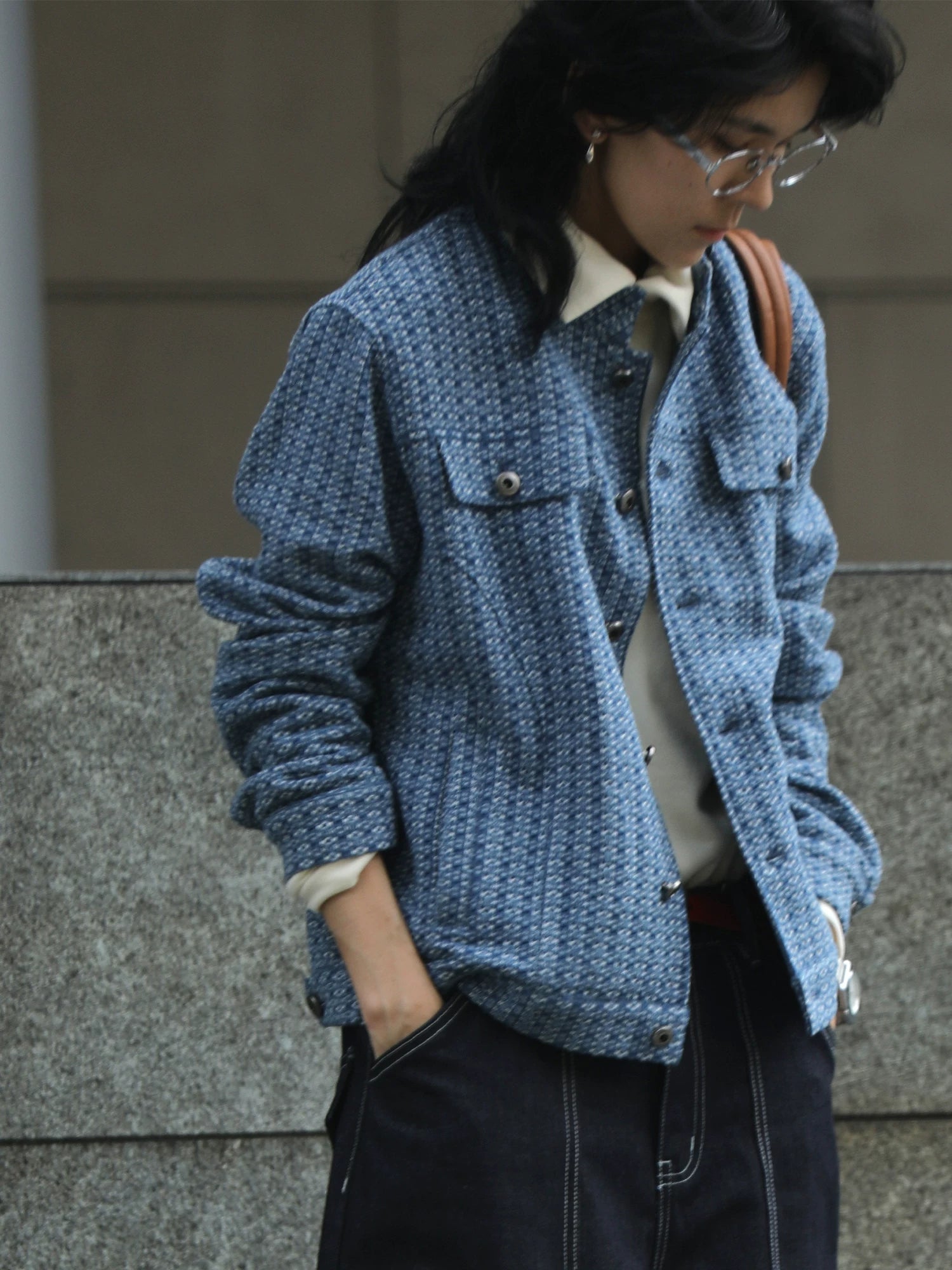 Sameuoo Vintage Denim Jacket