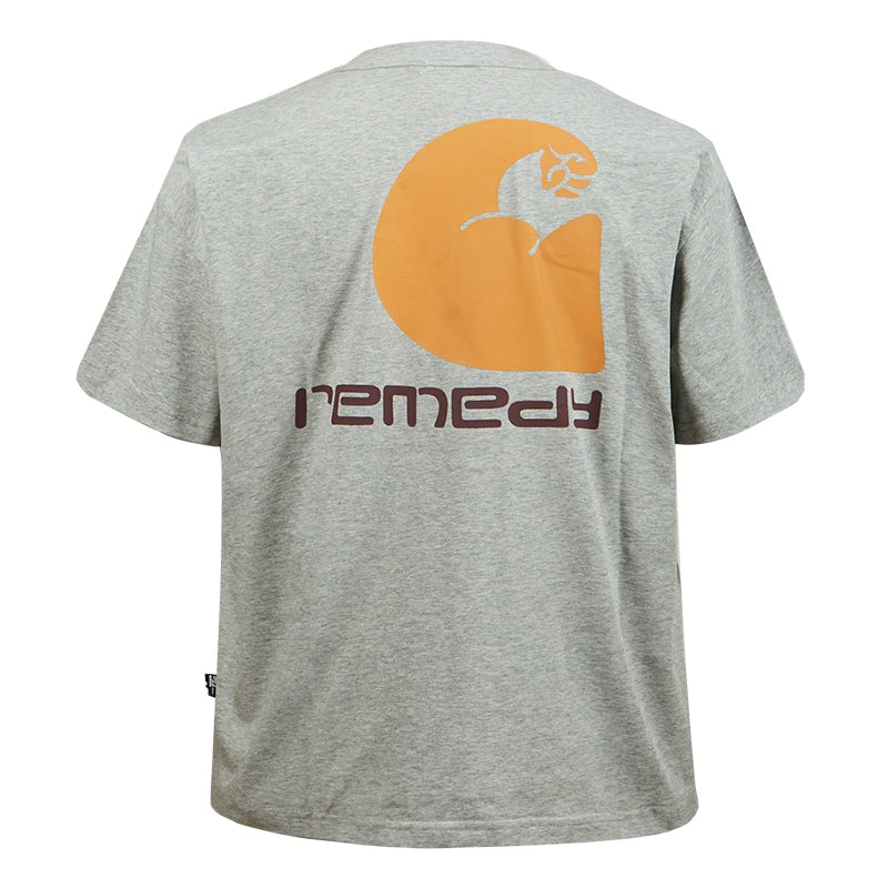 Remedy [Kaha Skin] Summer National Tide Workwear Pocket Loose Tee